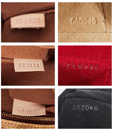 ricerca codice louis vuitton|louis vuitton handbags date code.